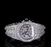 AP Fully  Stainless Steel 41mm Moissanite Watch
